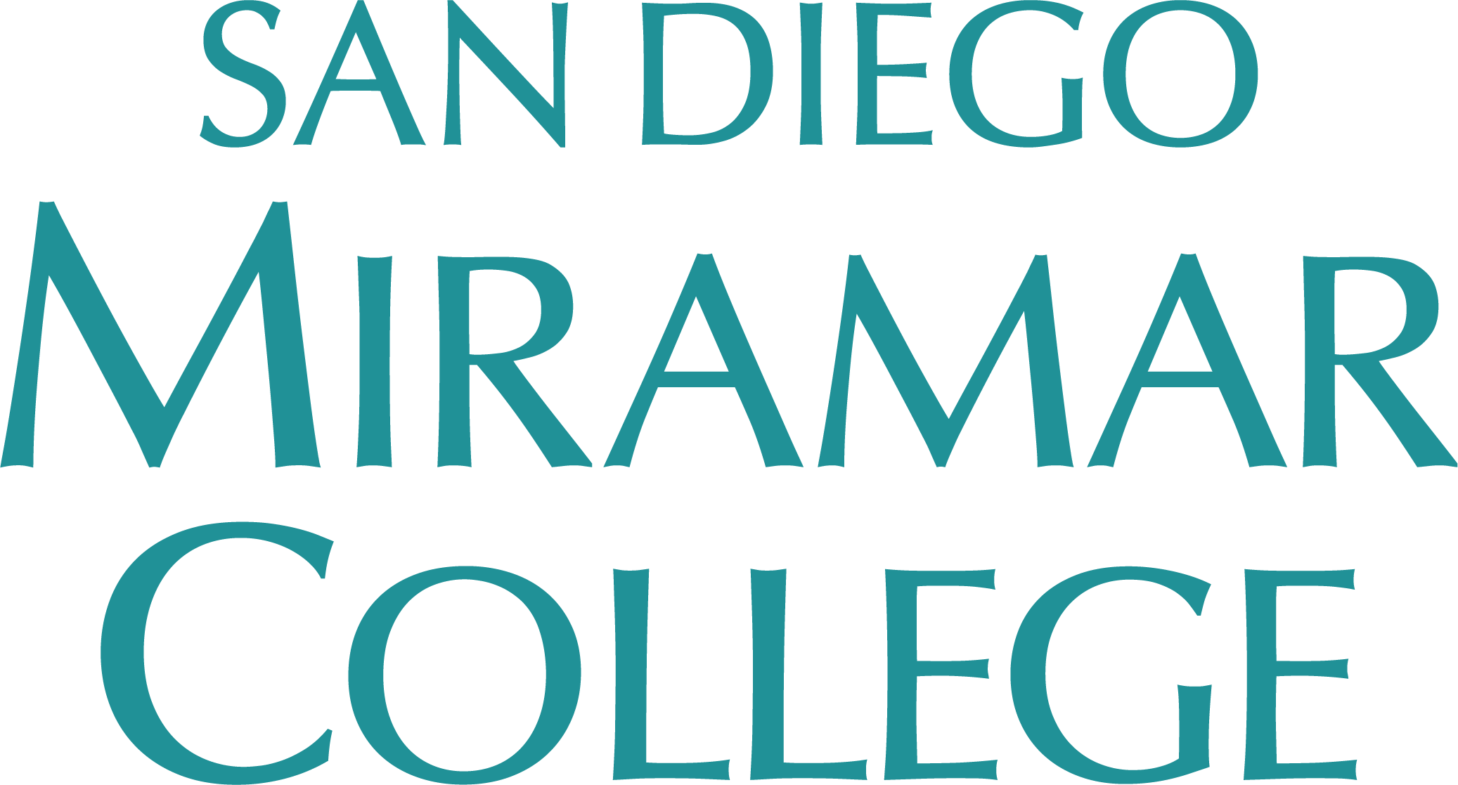 wordmark san diego miramar college
