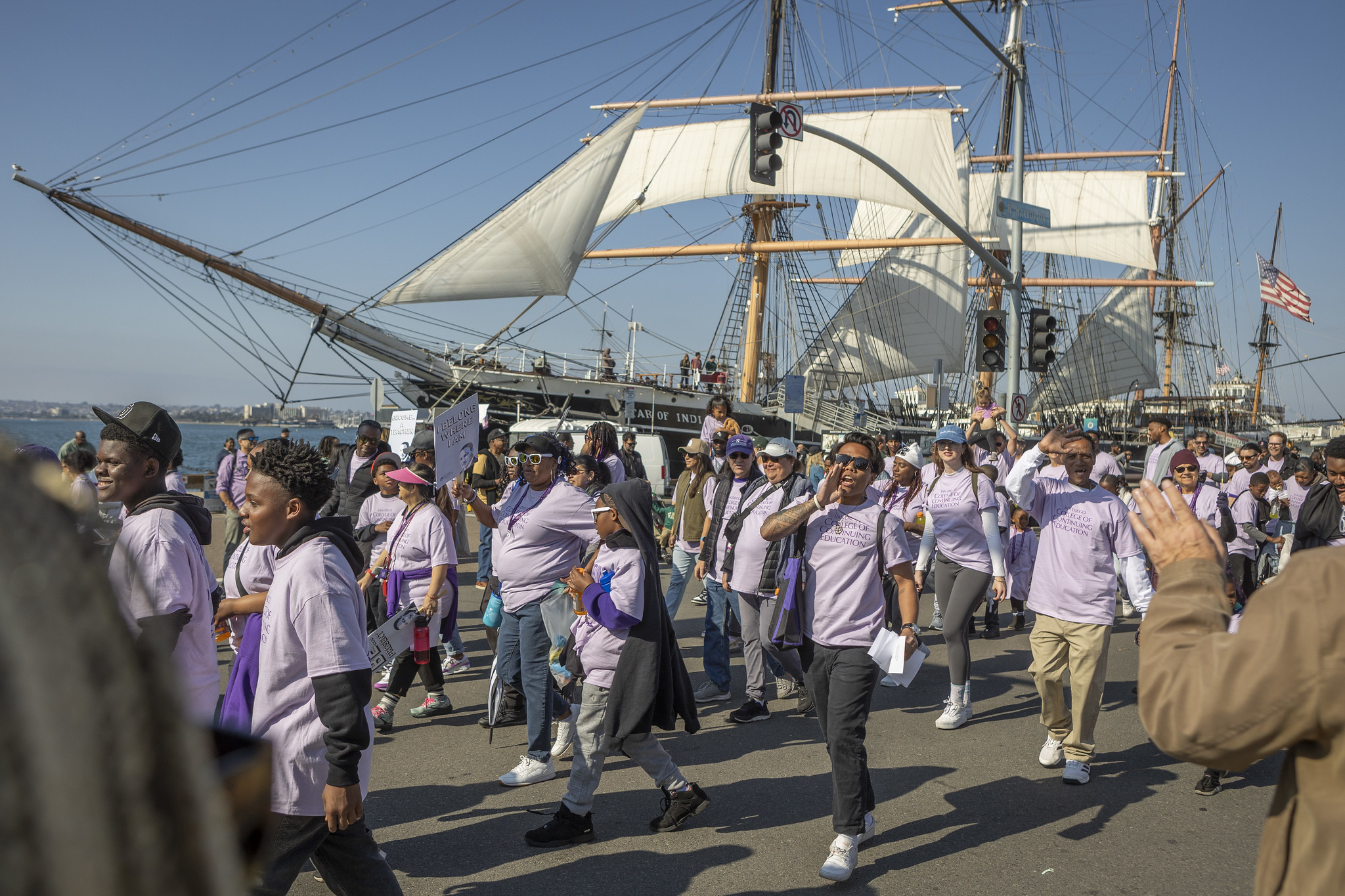 The district at the MLK Parade.