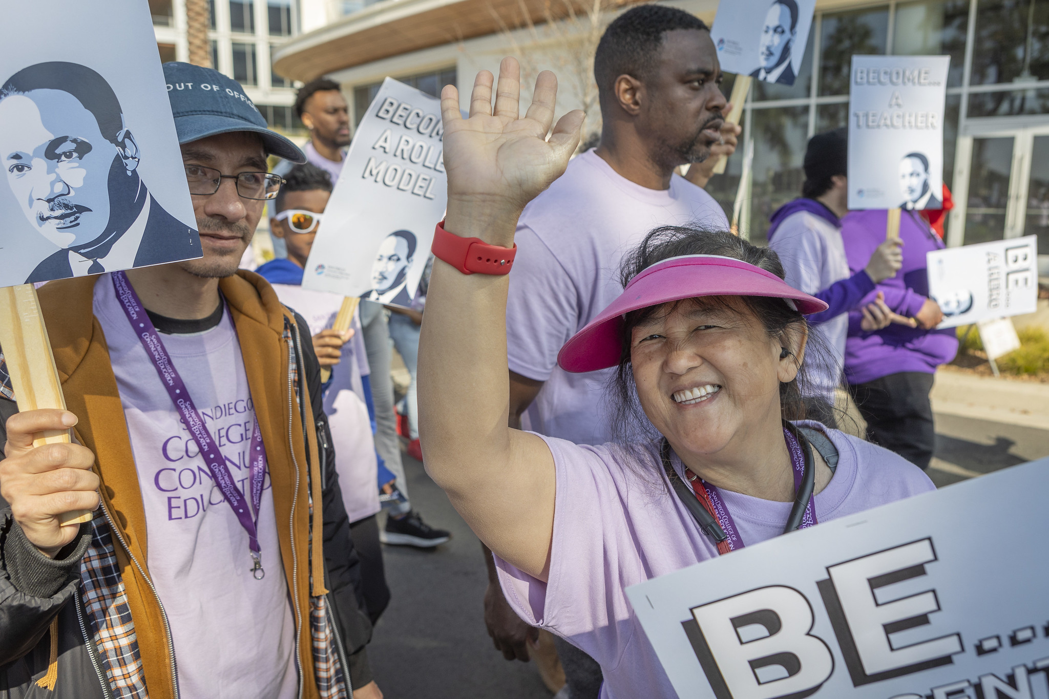 The district at the MLK Parade.