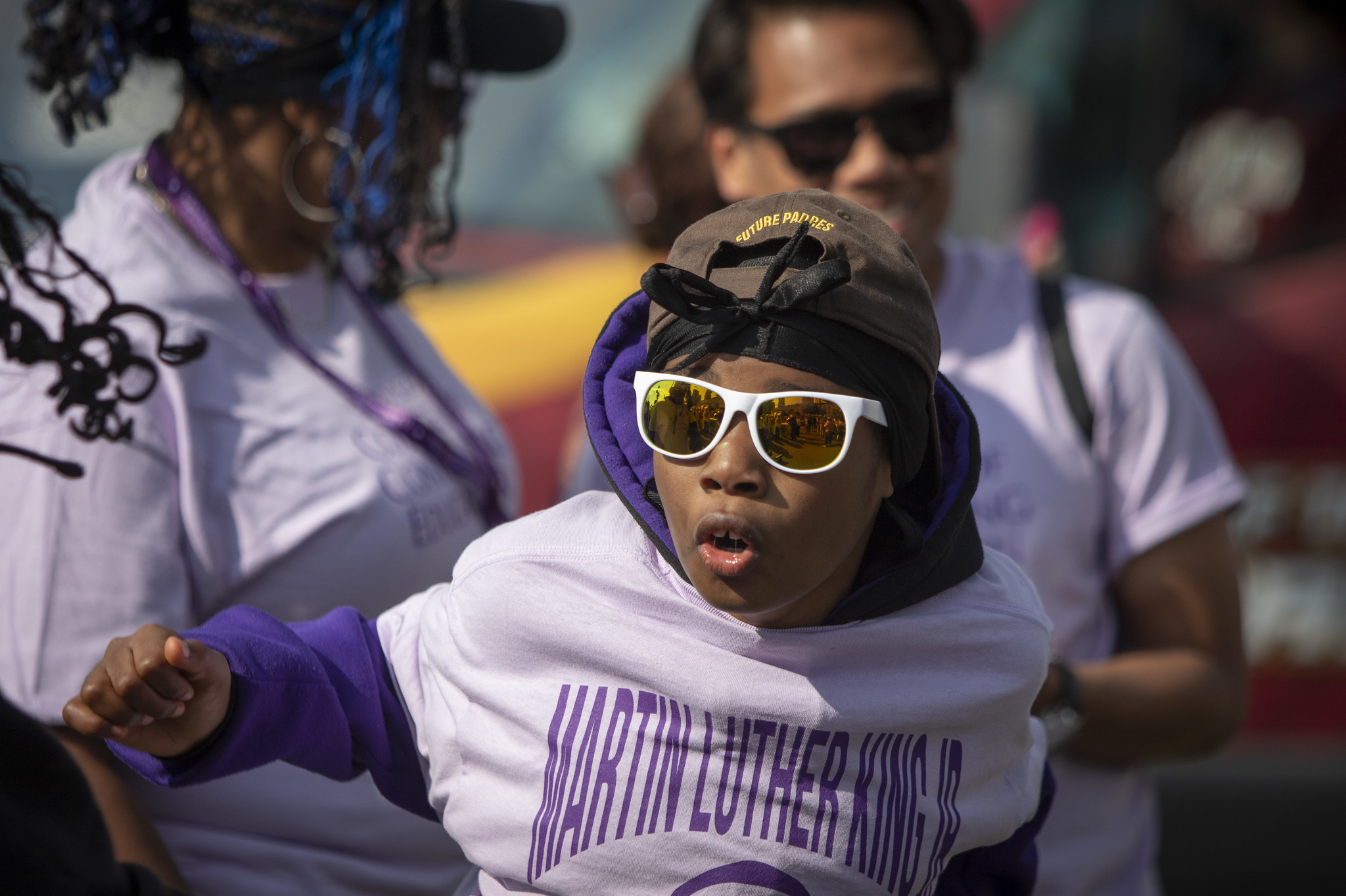 The district at the MLK Parade.