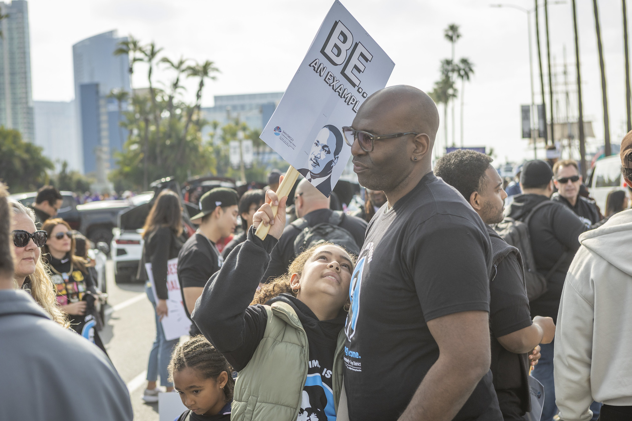 The district at the MLK Parade.