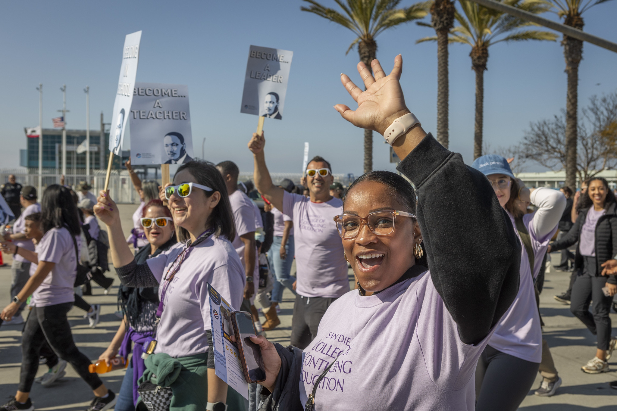 The district at the MLK Parade.