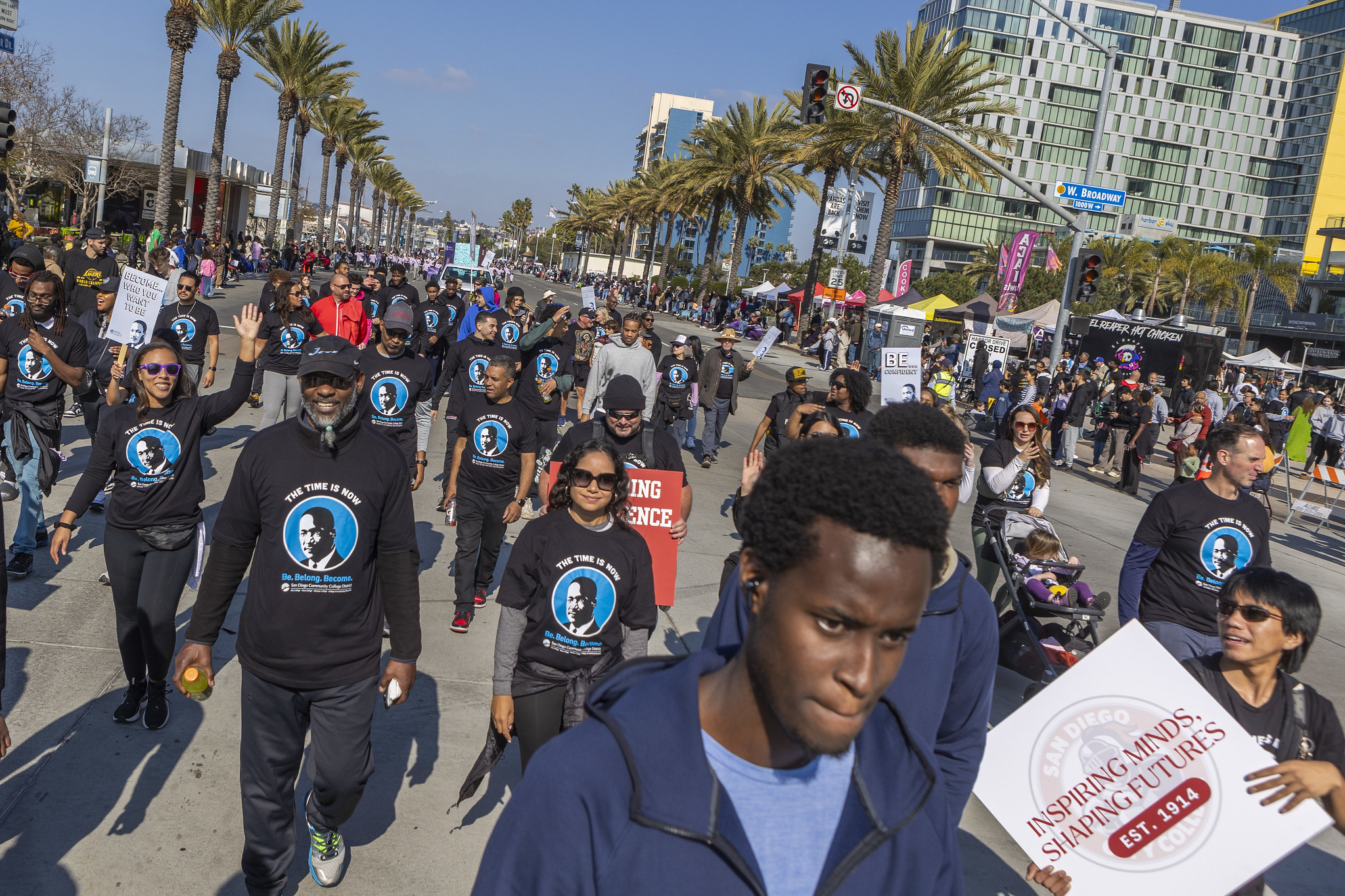 The district at the MLK Parade.