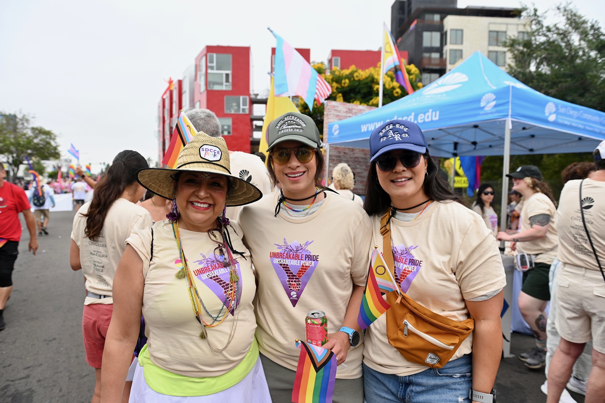 
The SDCCD at the San Diego Pride Parade.

