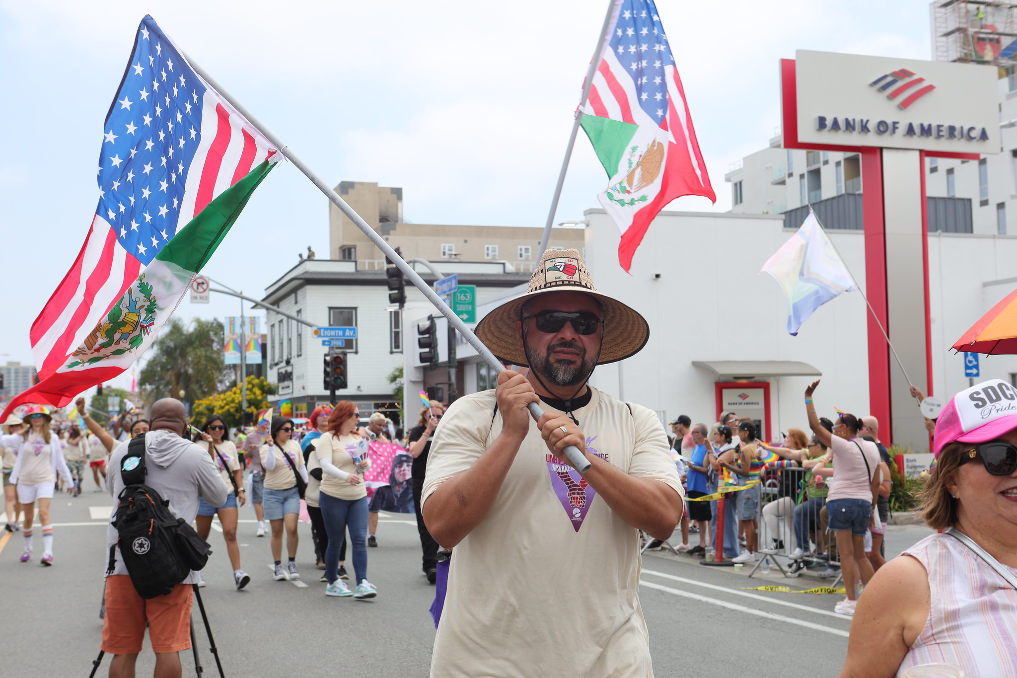 
The SDCCD at the San Diego Pride Parade.
