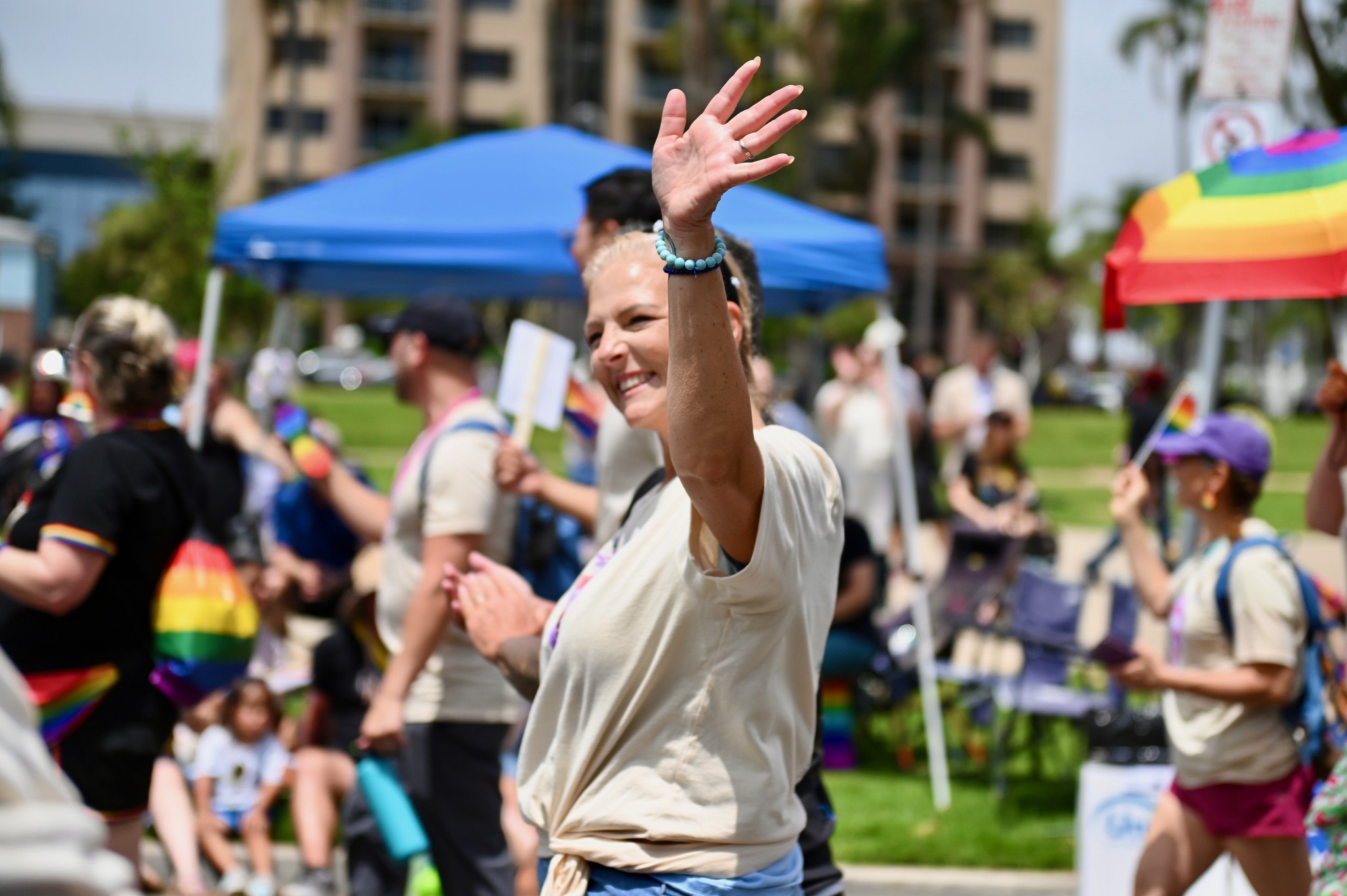 
The SDCCD at the San Diego Pride Parade.
