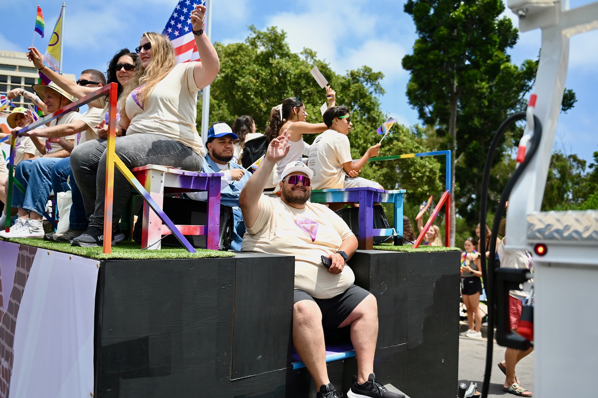 
The SDCCD at the San Diego Pride Parade.
