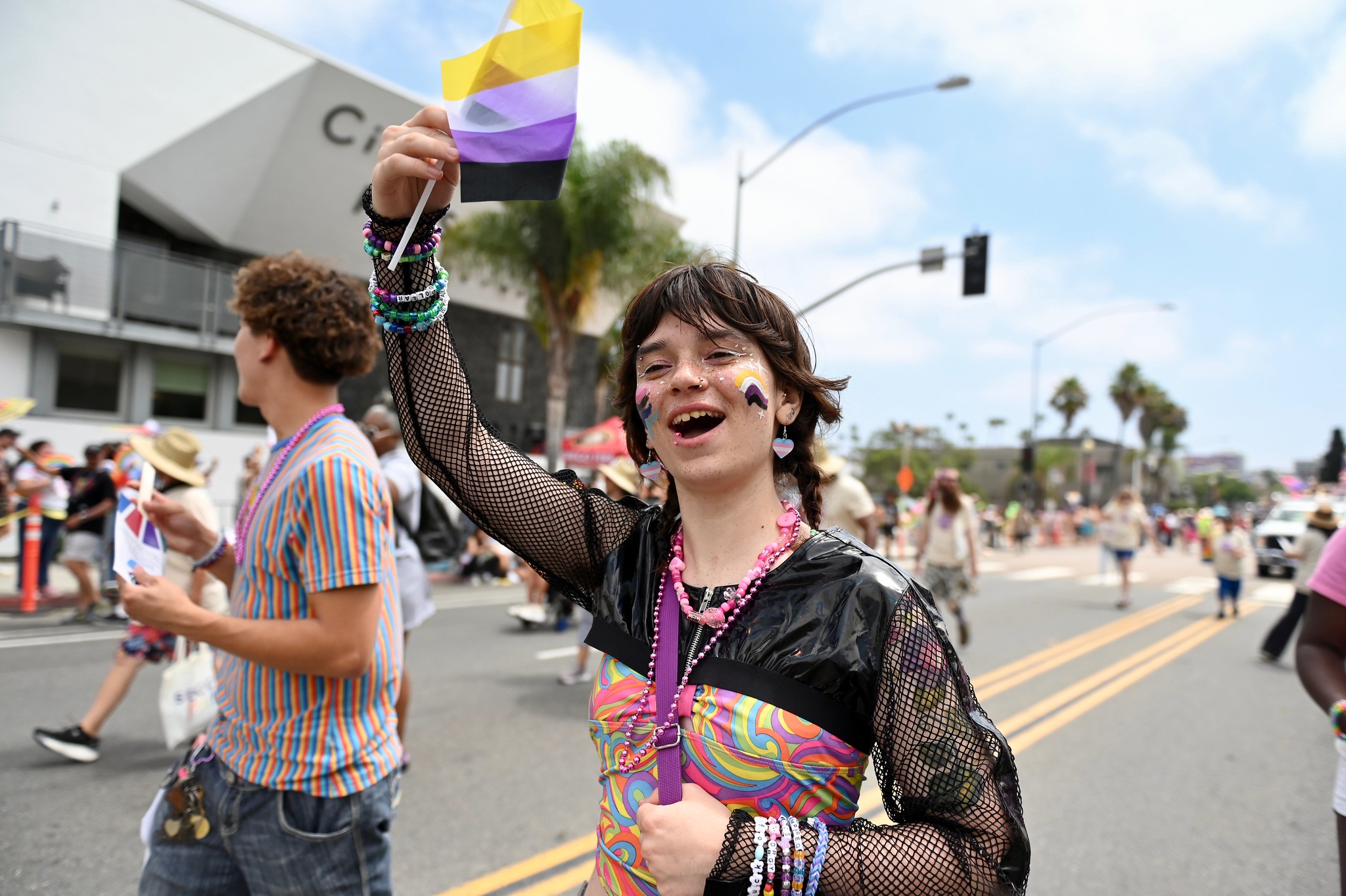 
The SDCCD at the San Diego Pride Parade.
