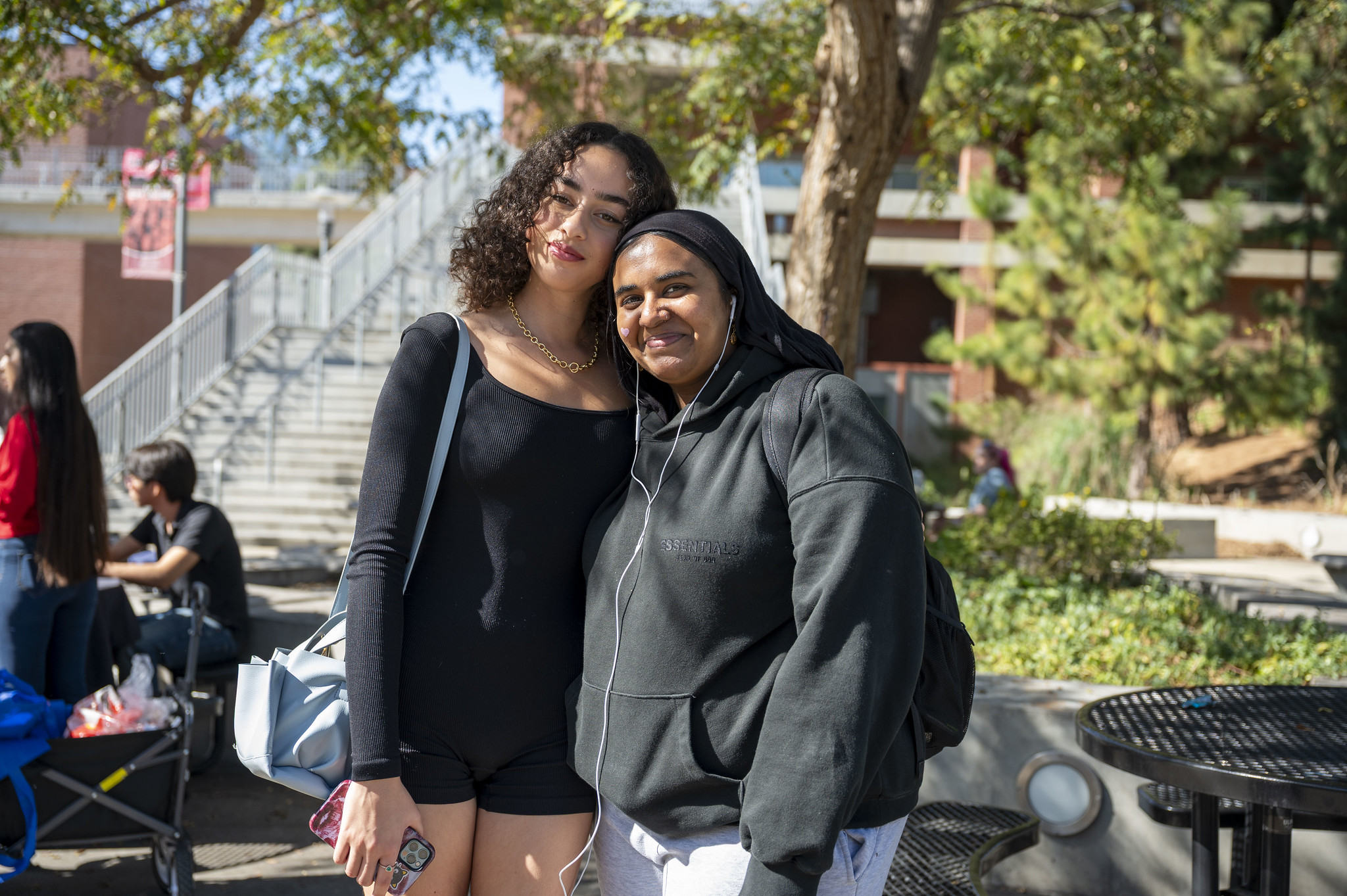 
Two students at City College
