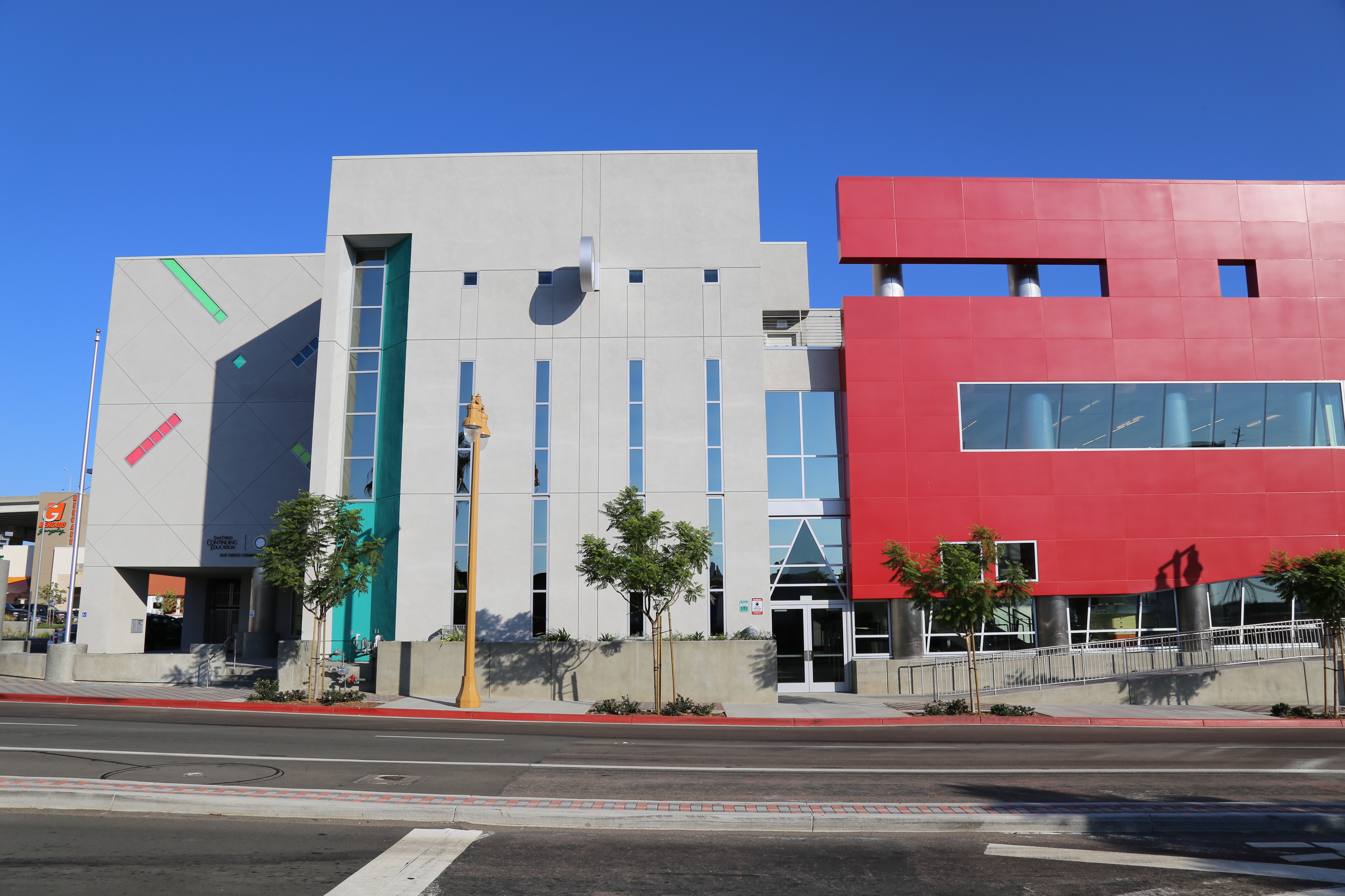 Front of the Cesar Chavez campus